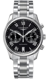 Longines Master Collection Automatic Chronograph Stainless Steel Mens Watch
