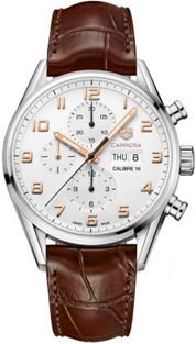 TAG Heuer Carrera Cal16 Brown Leather  Mens Watch