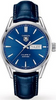 TAG Heuer Carrera Cal 5 Day/Date Blue Dial Blue Leather Strap  Mens Watch